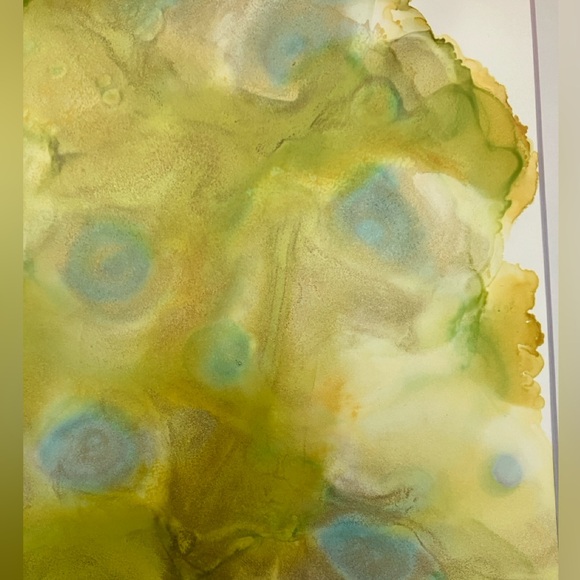 New Original Signed Artwork Alcohol Ink on Paper 157 - Picture 3 of 5